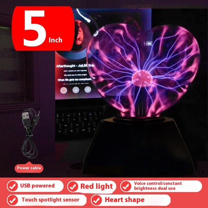 Plasma Lightning Ball Electronic Magic Light Electrostatic Home Decor Gym From House Love 5in