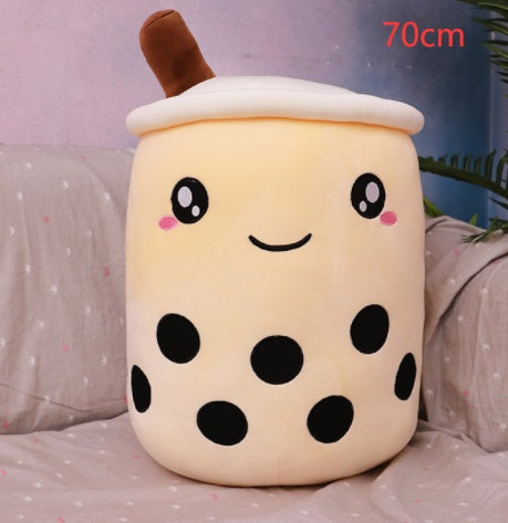 Cute Fruit Drink Plush Stuffed Soft Toy Pillow Cushion Kids dealsniper-net light coffee 70cm