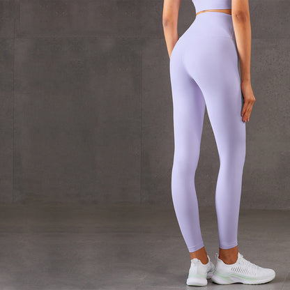 Gym Leggings Large Pocket Fitness Yoga Pants Women Gym From House Lavender Dew L