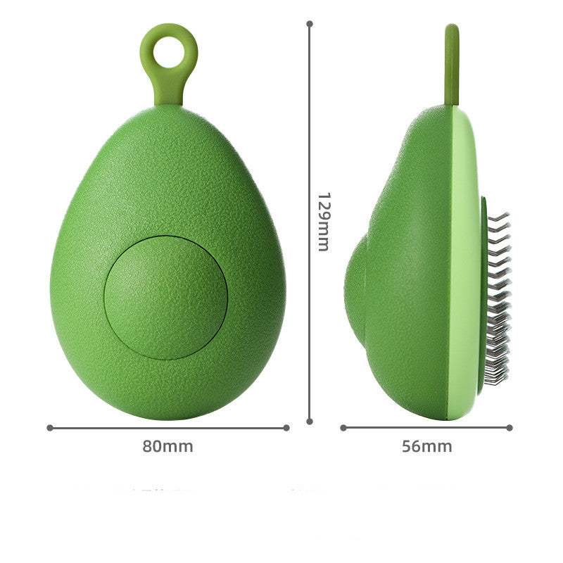 Pet Cat Float Hair Cleaning Needle Comb Pets dealsniper-net Avocado Green 129x80x56mm