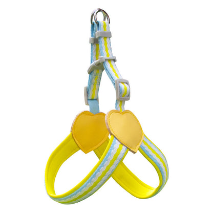 Dog Hand Holding Rope Vest Walking Chest Strap Pets dealsniper-net Lemon Yellow Chest Strap L