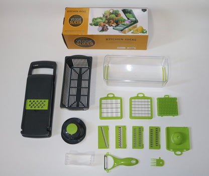 Household Kitchen Gadgets Vegetable Cutter Silk Cutter Beauty dealsniper-net 14in1
