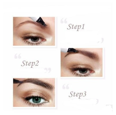 Waterproof Natural Eyebrow Pen Four-claw Eye Brow Tint Beauty dealsniper-net