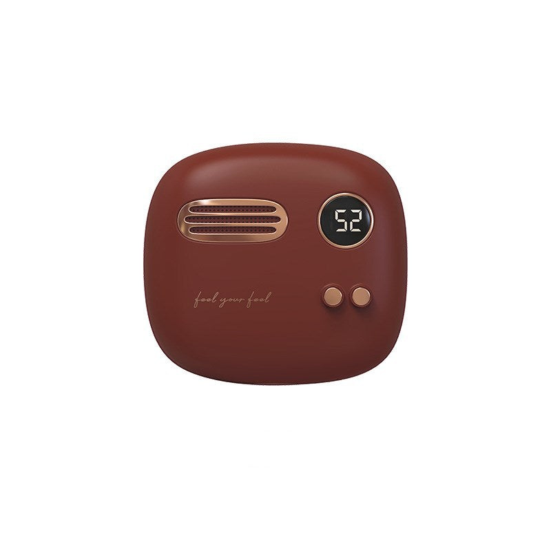 2 In 1 Retro Heater USB Charger Output Portable External Battery Gadgets dealsniper-net Full red