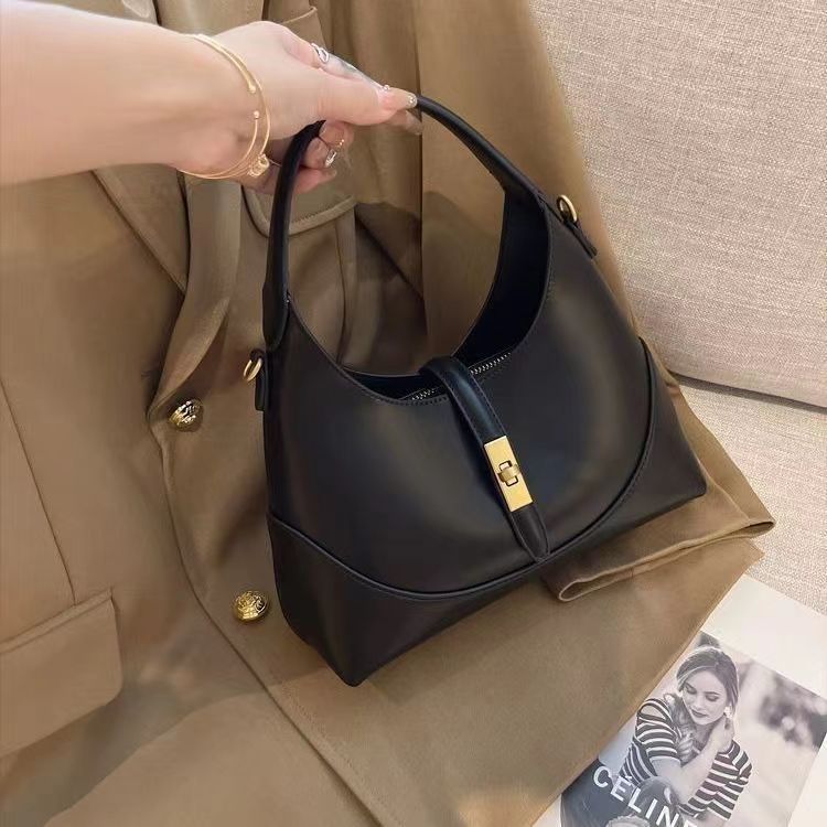 All-match Commute Hand Shoulder Messenger Bag Women DealSniper.net Black 24×10×13