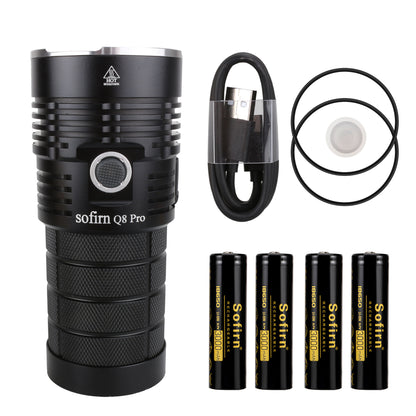 Strong Light Flashlight 18650C Port Direct Charge Outdoor DealSniper.net 6500k with battery
