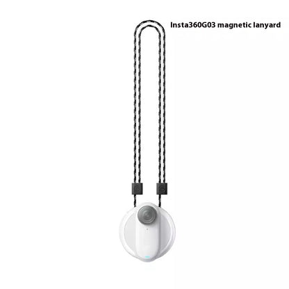 Special Magnetic Lanyard Sports Camera Sports DealSniper.net Insta360 GO3 White