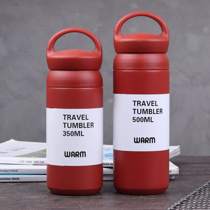 304 Stainless Steel Spray Cup Winter Keep Warm Bottle Kitchen DealSniper.net Red 350ML