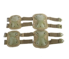 Elbows and Knees Gear Pads Outdoor dealsniper-net Khaki