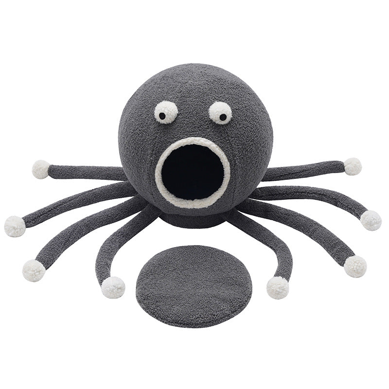 Pet Deep Sleep Cartoon Plush Nest Pets Gym From House
