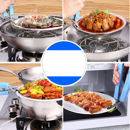 Creative Kitchen Gadget Stainless Steel Tray Holder Kitchen dealsniper-net