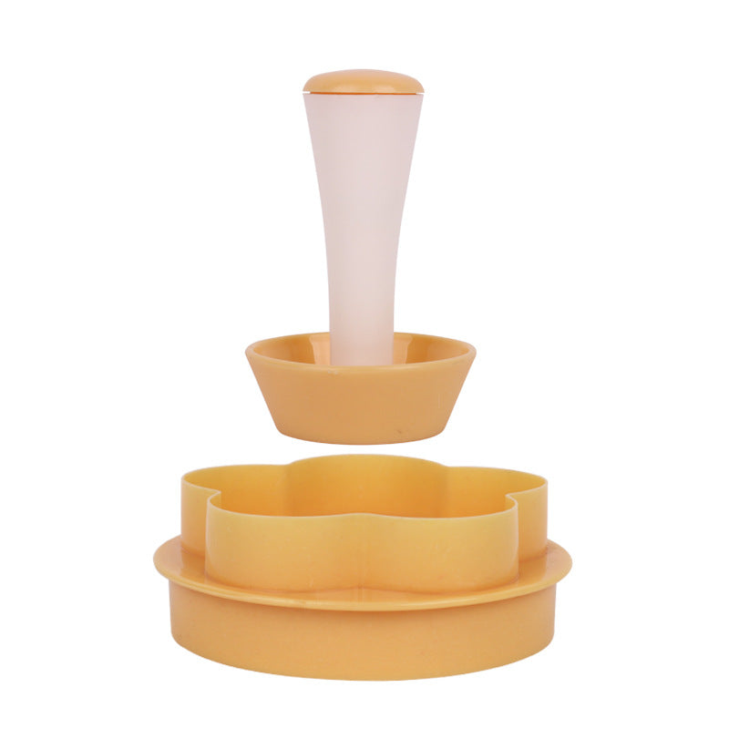 Plastic Pastry Tamper Tart Shell Molds Cake Cutter Flower Round