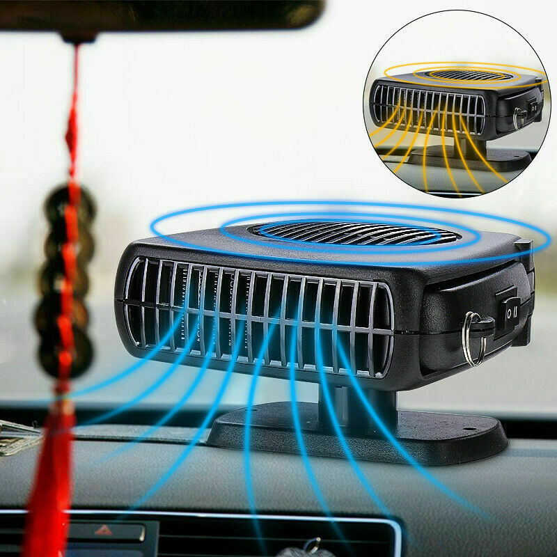 Portable Auto Car Heater Fan Air Cooler Windscreen