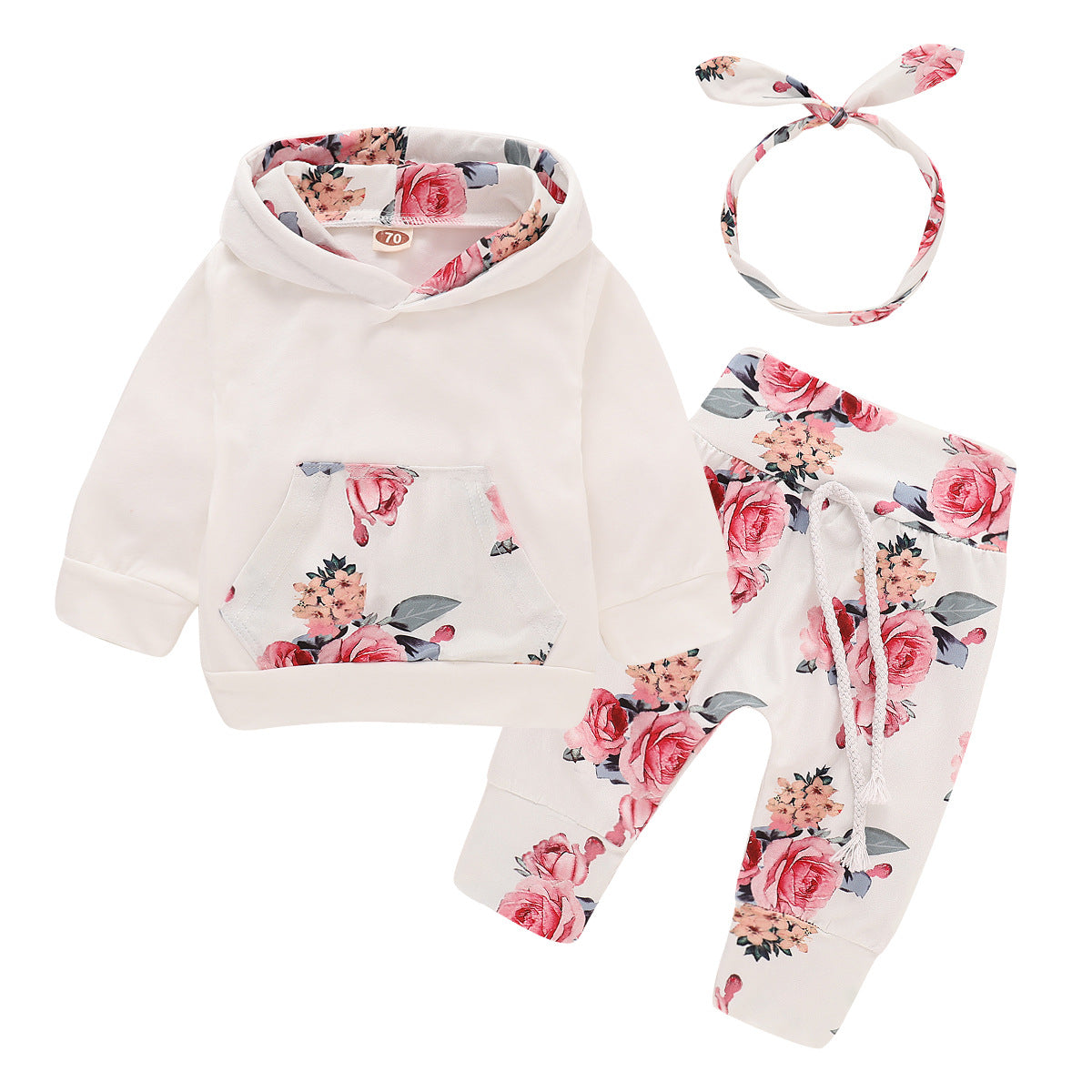 Children's hood printing suit Kids DealSniper.net