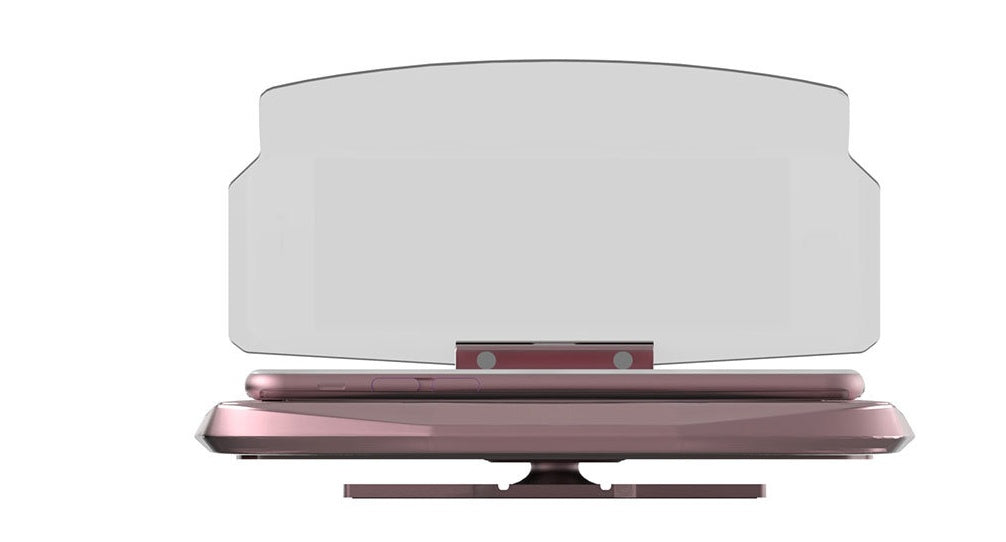 Smartphone Driver Heads Up Display Vehicle DealSniper.net Pink 3M glue