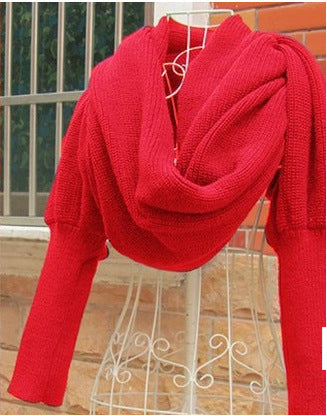 Sweater Scarf Cashmere Ladies Girl Woman Clothing Casual Wear Women dealsniper-net Red 235cm