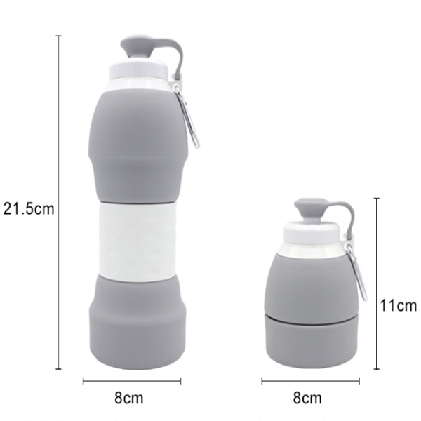 Silicone folding water bottle Sports DealSniper.net