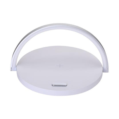 10w Wireless Charger Block Holder For Smart Phone Foldable Fast Charging Gadgets Gym From House White