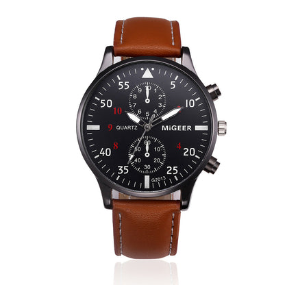 Retro Design Leather Band Watches Men Top Brand Men DealSniper.net Blown