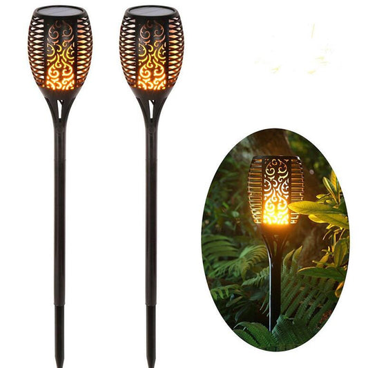 Solar Flame Flickering Garden Led Light Ip65 Outdoor Solar