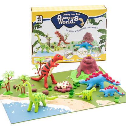 Robotime Robud Dinosaur Air Dry Clay Kit Easy To Modeling Shape Super Soft Non Stick Wonderful Activity For Children Kids Gifts Kids DealSniper.net default