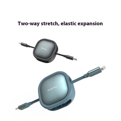 Telescopic Data Cable Mobile Phone PD Fast Charging Gadgets Gym From House