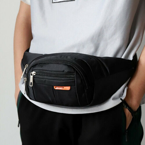 Waist Bag Fanny Pack For Men Women Hip Belt Bum Pouch Sport Travel Purse Unisex Men DealSniper.net