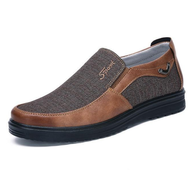 Business Casual Soft-soled Feet Flat-soled Men's Shoes Men DealSniper.net Brown 38 yards