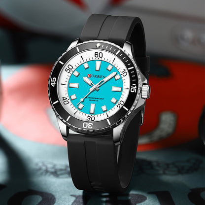 Men's Sports Tape Large Dial Simple Quartz Watch Jewelry DealSniper.net