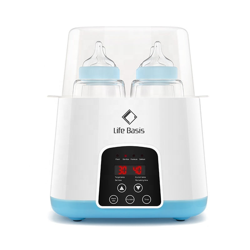 Baby Intelligent Heat Preservation Automatic Feeding Bottle Heating Thermostat Kids dealsniper-net Blue remote control AU