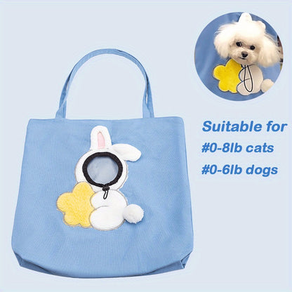 Little Bee Design Cat Dog Carrier Bags Portable Breathable Bag Pets Gym From House