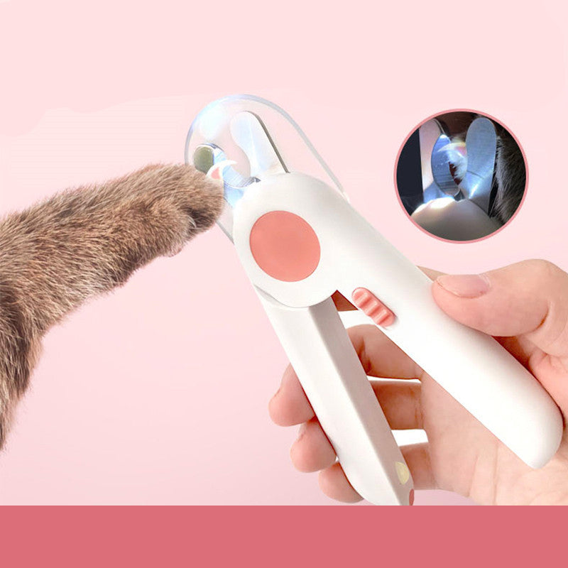 LED Light-Emitting Professional Pet Nail Clippers Dog Cat Cutter Pets dealsniper-net