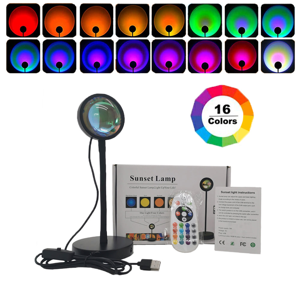 The Sun Never Sets Projection Sunset Atmosphere Light Home DealSniper.net Remote Control lamp
