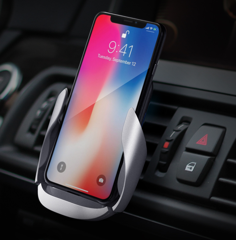 Car wireless charger car phone holder air outlet vibrating multi-function universal Vehicle dealsniper-net