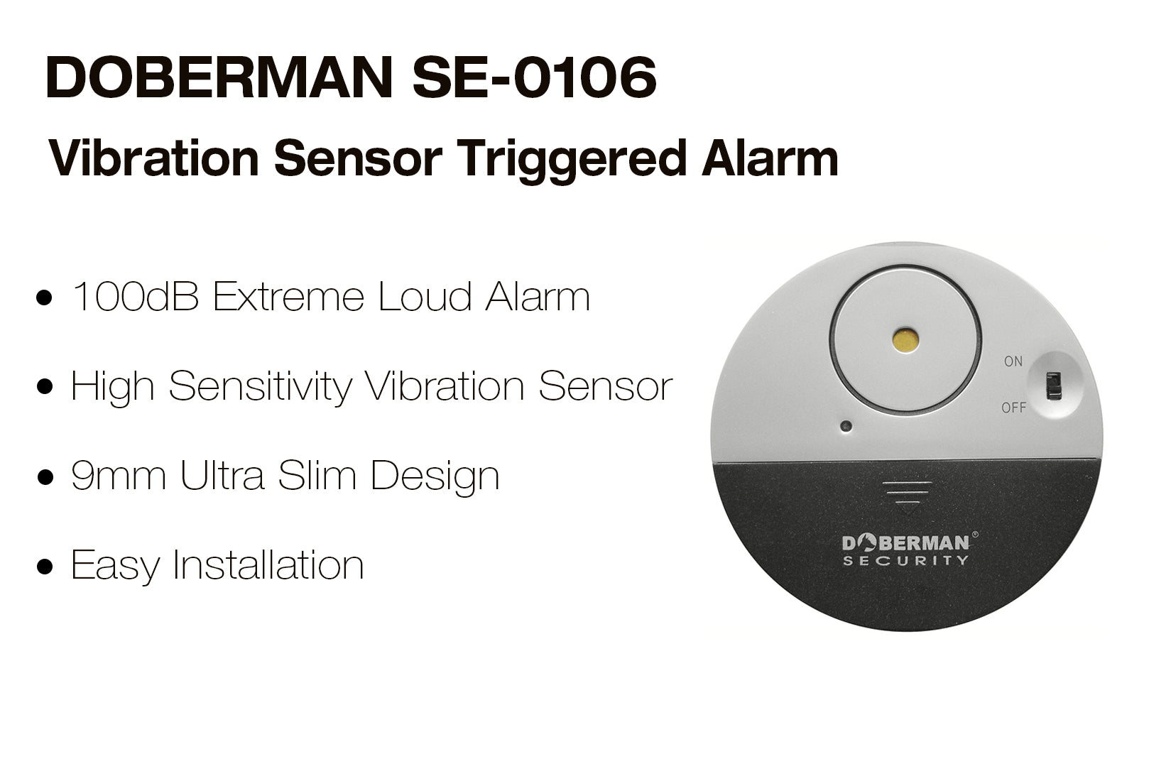 DOBERMAN SECURITY SE-0106 100dB Electronic Wireless House Gym From House