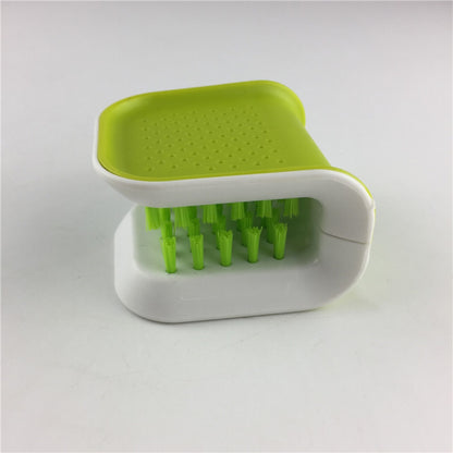 U-Shaped Knife And Cutlery Cleaner Brush Home Kitchen