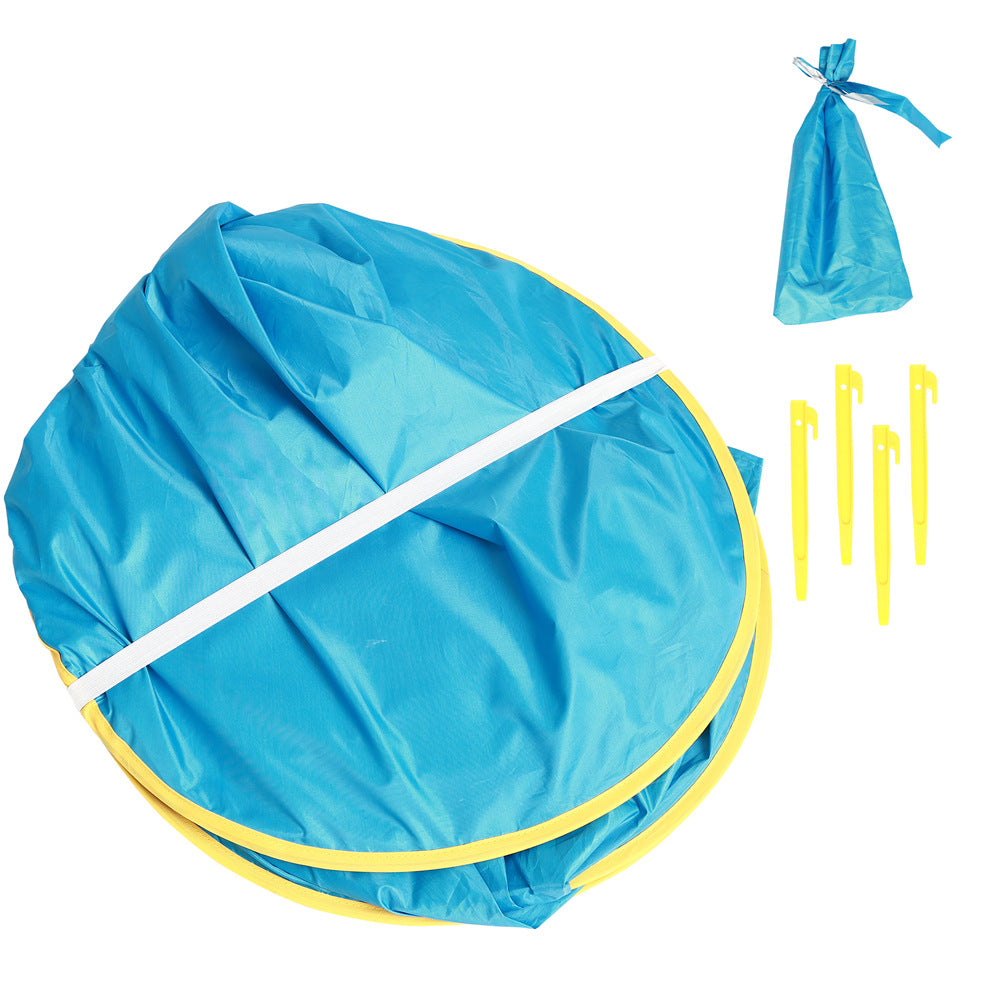 Baby Beach Tent Kids Outdoor Camping Easy Fold Up Waterproof Up Sun Awning Tent UV-protecting Kids dealsniper-net