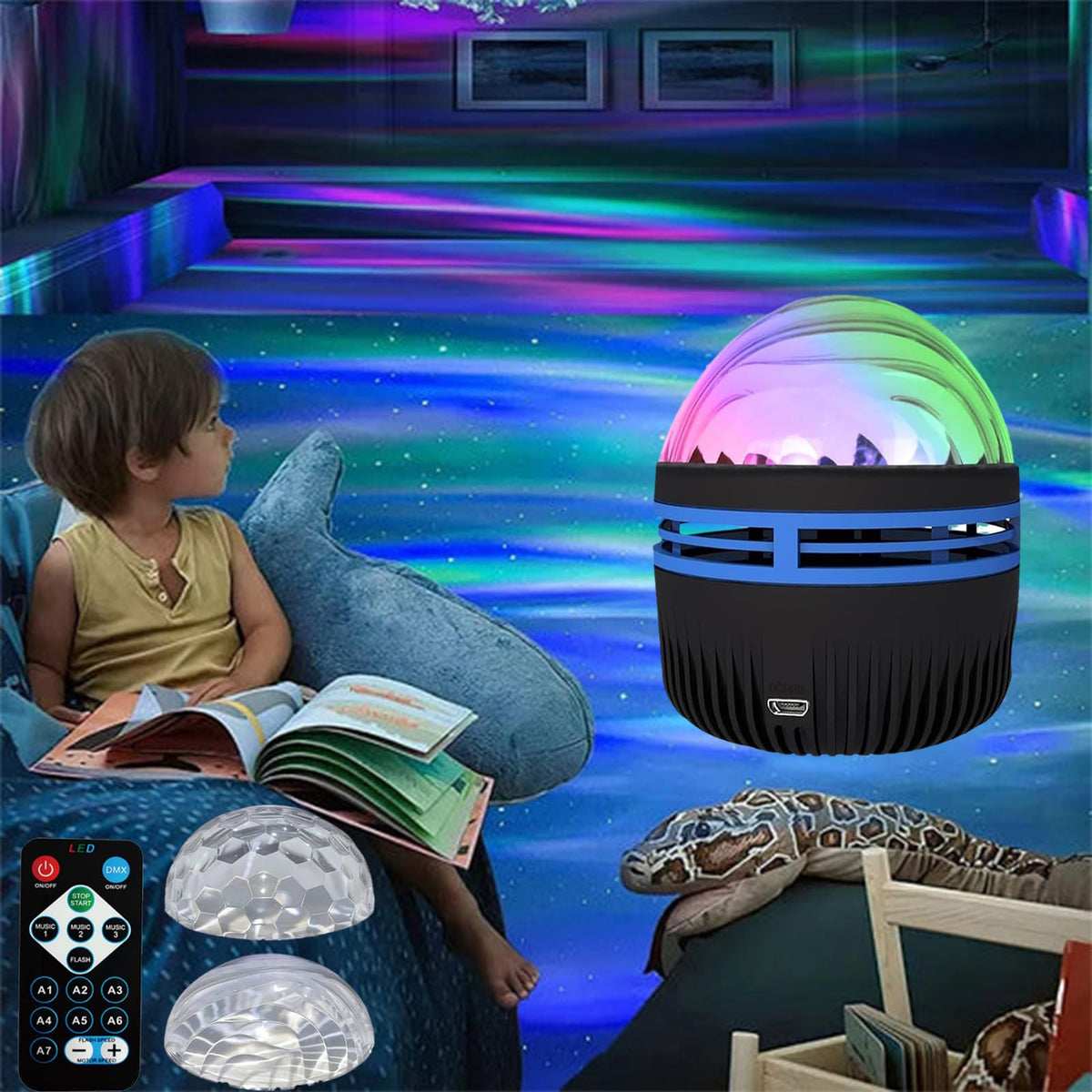 LED Star Galaxy Projector Lamp Spotlight Colorful Light House DealSniper.net