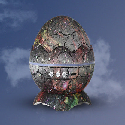 LED Dinosaur Egg Star Galaxy Projection Lamp Bluetooth Music Home Decor Gym From House Saturn Grey USB