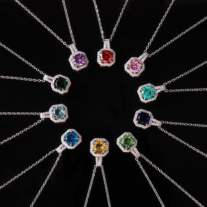 Cross-Border New Product Perfume Bottle Zircon Pendant Clavicle Chain Jewelry Gym From House