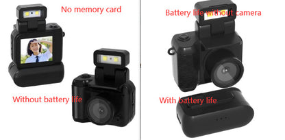 Portable Small Retro Entry Travel Camera Electronics DealSniper.net Black Set2 Set2