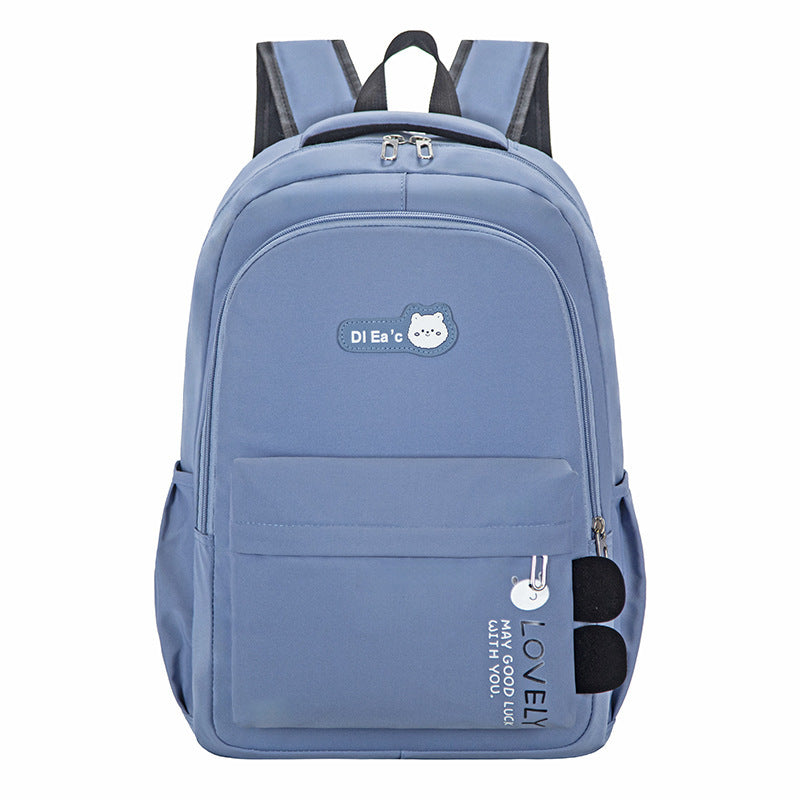 Schoolbag Fashion Casual Large Capacity Multi-functional Backpack Men DealSniper.net Sapphire Blue 45x30x15cM
