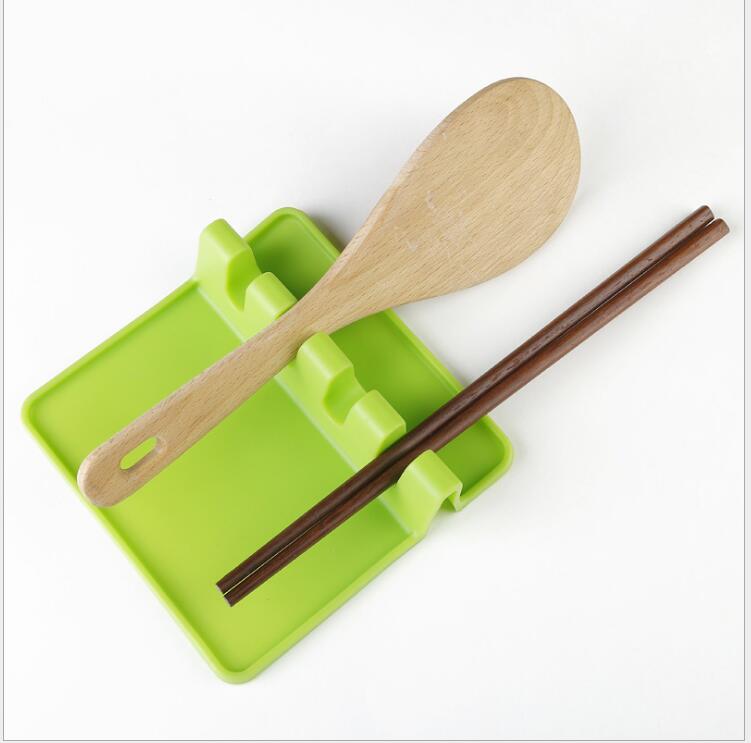 Kitchen Silicone Spoon Pad Spatula Mat Kitchen dealsniper-net