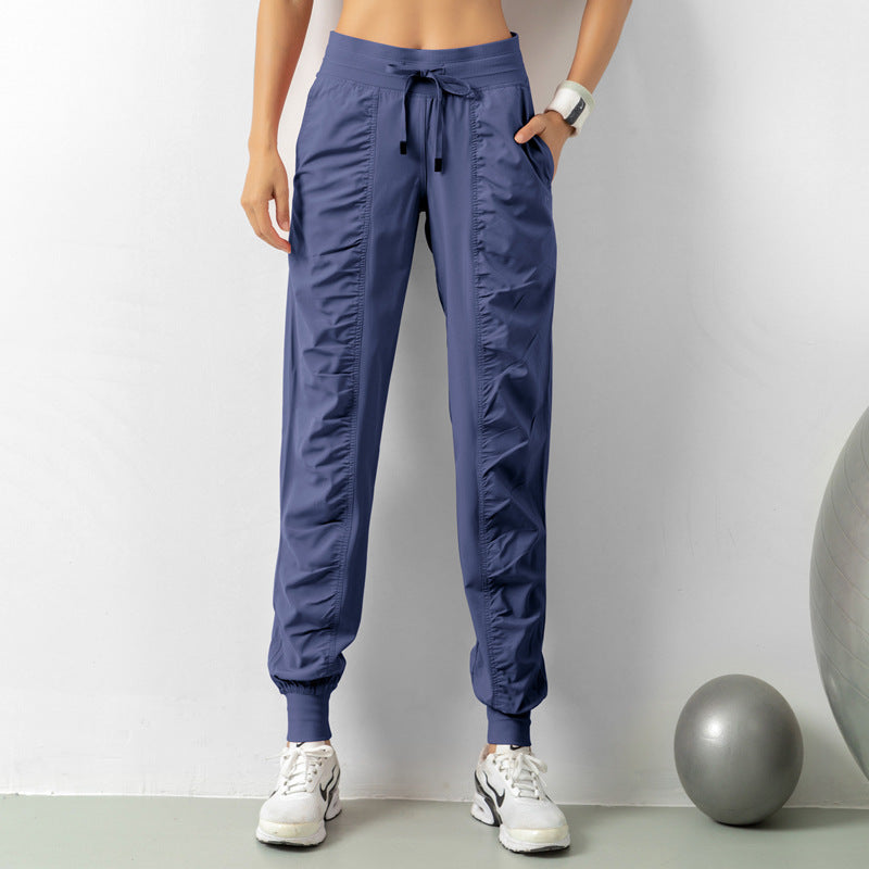 Fashion Casual Sports Pants For Women Loose Legs Men Gym From House Navy Blue L