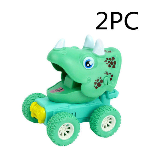 Dinosaur Push Car Sliding Animal Toy Car Kids dealsniper-net H 2PCS