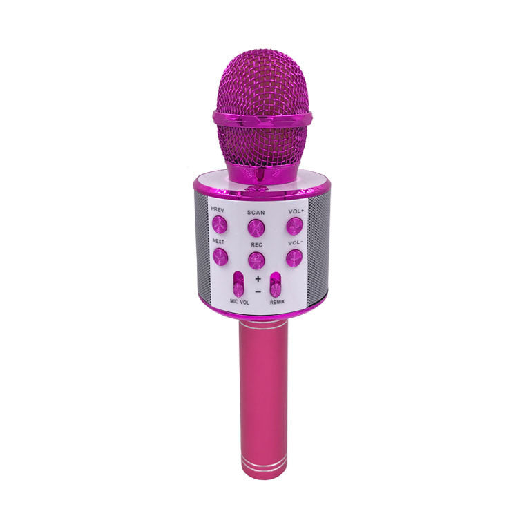 Wireless Microphone Portable Bluetooth Mini Home Ktv Gadgets dealsniper-net Pink ordinary