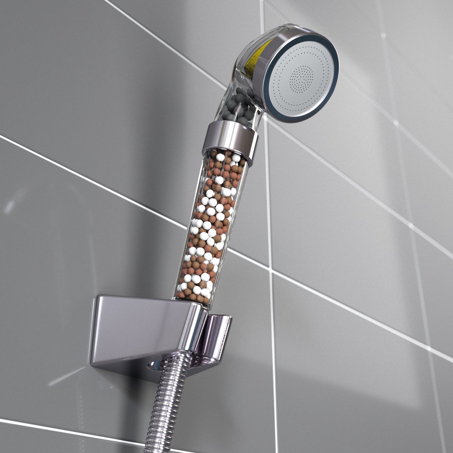 Bathroom Aroma Shower Head Vitamin C Lemon Scent Anion Shower Head Ai Recorder Gym From House