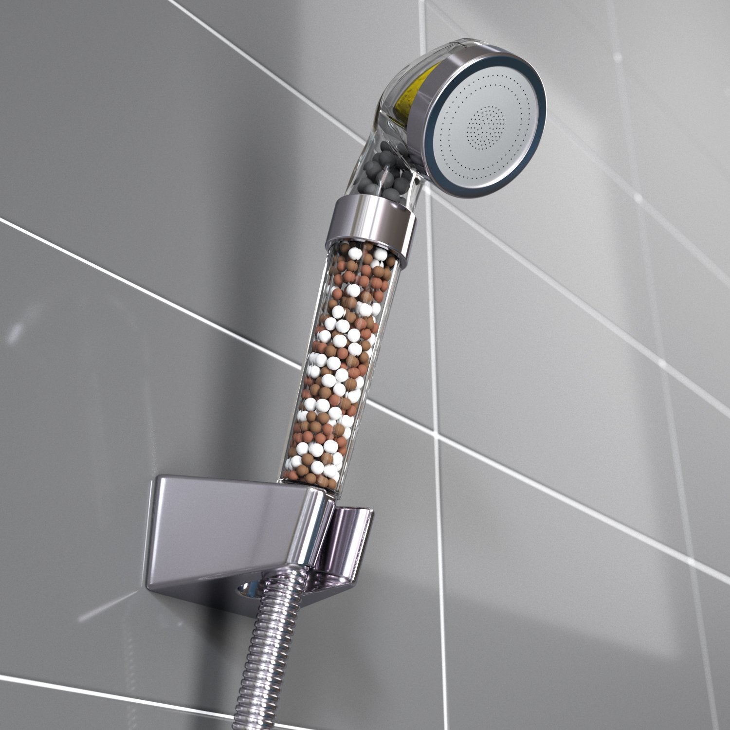 Bathroom Aroma Shower Head Vitamin C Lemon Scent Anion Shower Head Ai Recorder Gym From House