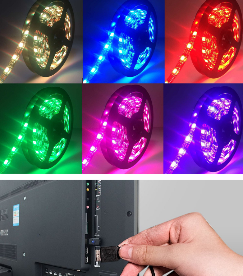 TV background light usb light bar Tv light strip