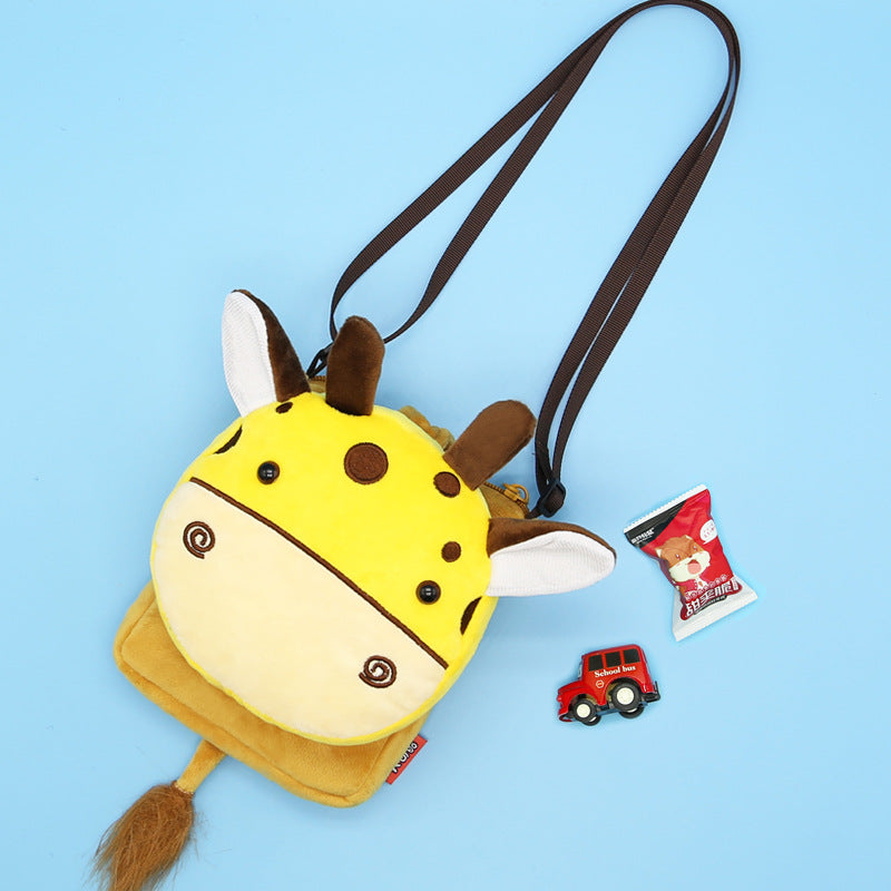 Cute Cartoon Children's Crossbody Bag Kids DealSniper.net Giraffe